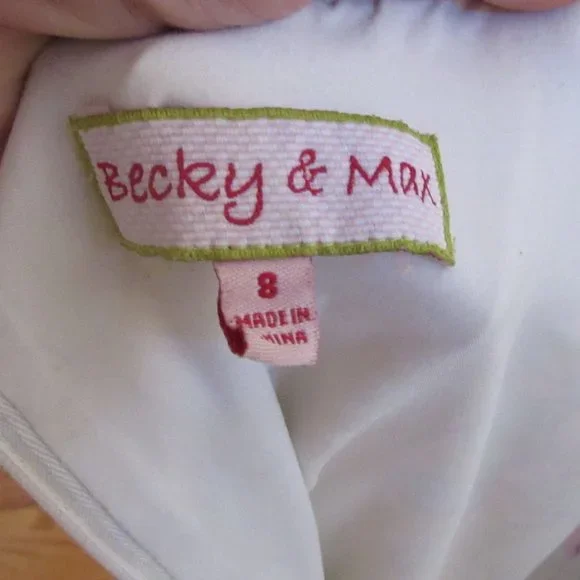 Becky & Max Colorful Floral Lime Green Sleeveless Sundress in Size 8 - Picture 6 of 6